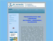 Tablet Screenshot of dr-wernecke.de